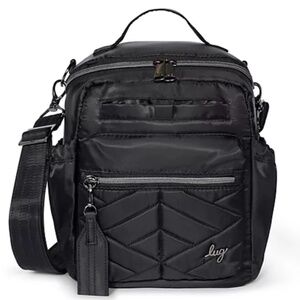 Lug Alpine Medium Crossbody Bag Black